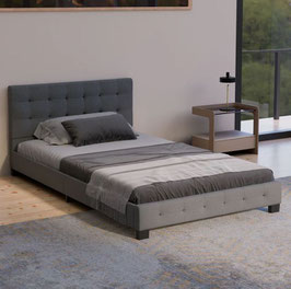 JU300182 Polsterbett 120 x 200 cm grau