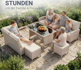JU200184 Rattan Lounge Matador creme, sand