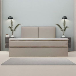 JU301661 Boxspringbett 180 x 200 cm beige
