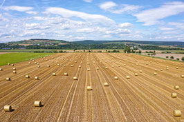 Luftaufnahmen Heuballen No.1