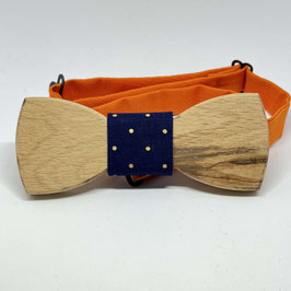Holzfliege "BLAUER KERN"