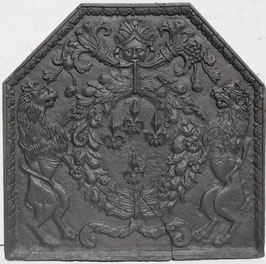 Kaminplatte Wappen Königreich Frankreich
