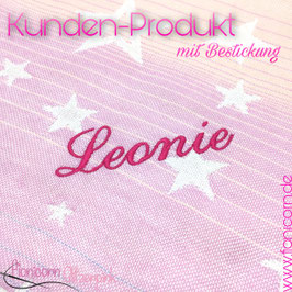 Stickerei auf KT (Kunden-KT)