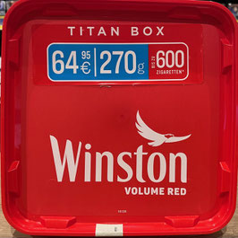 Winston Volume Red Titan Box 270g 64.95€ (Emmer)