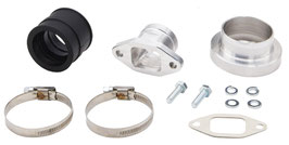 Set FP MZ TS150/ES 150 CNC Aluminium Gummiflansch spezial* inkl. Luftfiltermuffe + Flanschdichtung + Gummiansaug