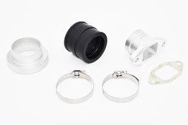 Set FP MZ TS150/ES 150 CNC Aluminium Gummiflansch spezial* inkl. Luftfiltermuffe + Flanschdichtung + Gummiansaug