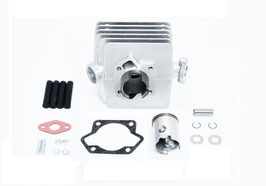 Simson S60 Zylinder 41,01mm Serie entgratet +Anbauteile (4xGummis/Dichtungen/Anlaufscheiben/Bolzen ohne Zylinderkopf