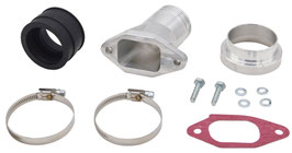 Set FP MZ ETZ 250 CNC-Flansch* + Anbauteile Gummiflansch/+ Adapter Luftfilter