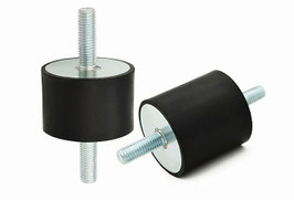 Gummipuffer/Silentblock M10 Gewinde beidseitig Ø40x25 für ETZ150 Motor Halterung