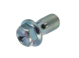 Hohlschraube für Bremsleitung verzinkt M10x1, Länge 19 mm, SW12 inkl. Dichtungen