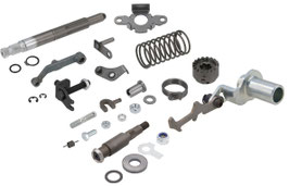 Schaltungsset V3, M500 + verschr. Schwaltwalzenbolzen Racing+ CNC Schalthebel innen verstärkt