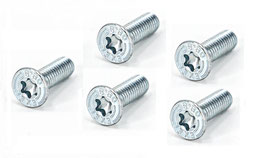 Set 5x TX M6x20 Senkkopfschraube für Mitnehmer 8.8