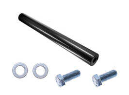 FP Aluminium Gepäckträgerhalter schwarz eloxiert* + 2x Schrauben