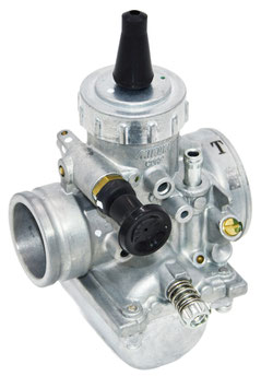 FP Mikuni Vergaser VM26 Rundflansch (extra gekürzte/abgedrehte Version für Gummiflansch)