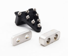 FP MX Racing Bremshebel Auftritt Verbreiterung V2A 5mm* inkl. 2x M6x25mm Schrauben