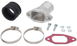 Set FP MZ ETZ 250 CNC-Flansch* + Anbauteile Gummiflansch/ohne Adapter Luftfilter VM Mikuni
