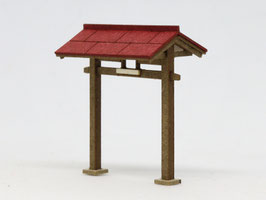 路地入口の門 ２セット入り(1/150)カラー