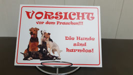 Hundewarnschild Farbe, Rudel 2
