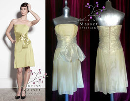 Robe TULIPE OR + drapé