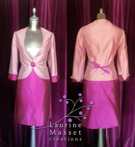 Tailleur FRIANDISE en soie