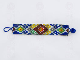 Chaquira-Armband BUNTE RAUTEN