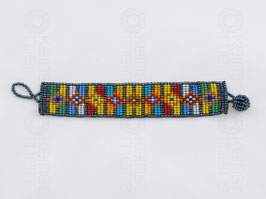 Chaquira-Armband BUNT