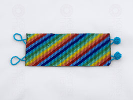 Chaquira-Armband REGENBOGEN