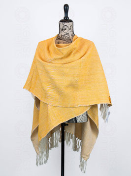 Poncho-Schal GELB