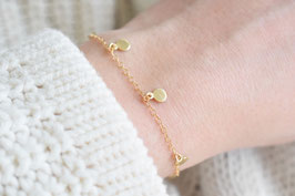 Disc Bracelet in gold