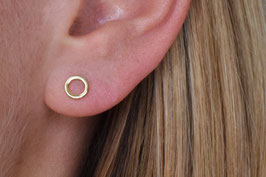 Circle Stud Earrings