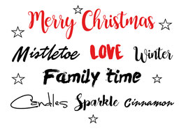 Merry Christmas - Sparkle... (Postkarte A6)