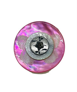 Bague boutons rose "Papillon"