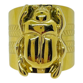 Bague Scarabée doré
