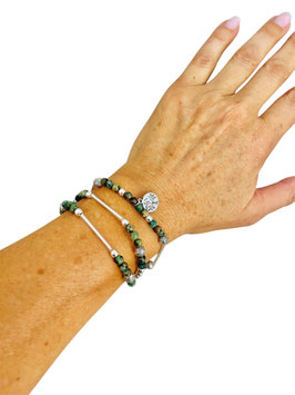Bracelet ou collier en turquoise africaine