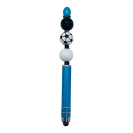 Stylet bleu "ballon de foot"