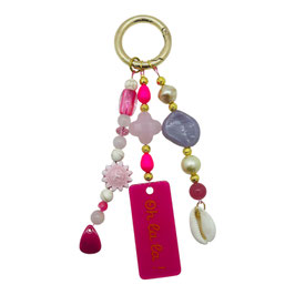 Bijoux de Sac rose "HO LA LA!"