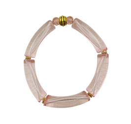 Bracelet tube rose clair
