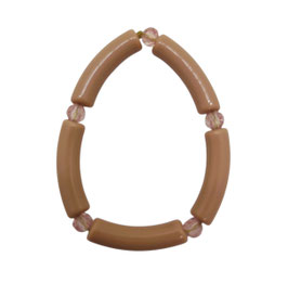 Bracelet tube Bois de rose
