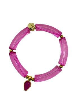 Bracelet tube rose