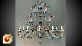 Murano Glass Chandelier BARCHETTA