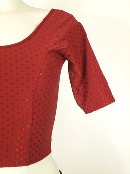 Choli Bordeaux brillant