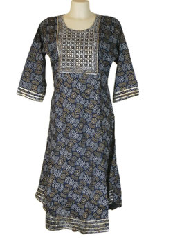Kamiz Last Indian Style Bleu foncé