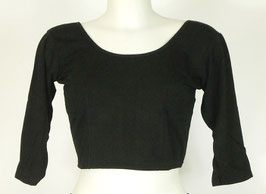 Choli Noir manches 3/4