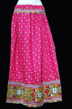 Jupe Raj Tradi Rose foncé