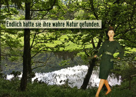Postkarte »Wahre Natur« – wer sucht, der findet