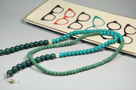Brillenkette massiv, klare Farbe, klare Form