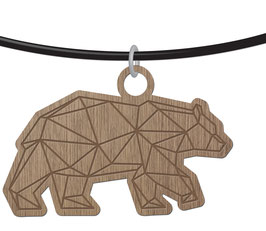 OURS ORIGAMI COLLIER