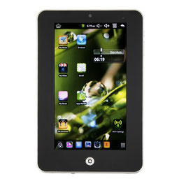M009s Upgraded 7 Inch Tablet PC Android 2.2 Dual Touch VIA 8650 WIFI 2GB Silver sku 10391