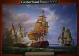 W813 Französische Fregatte gegen englisches Schiff Puzzle