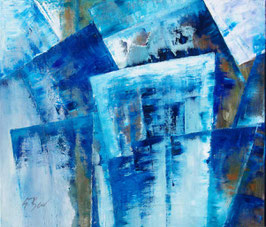 Komposition I in Blau